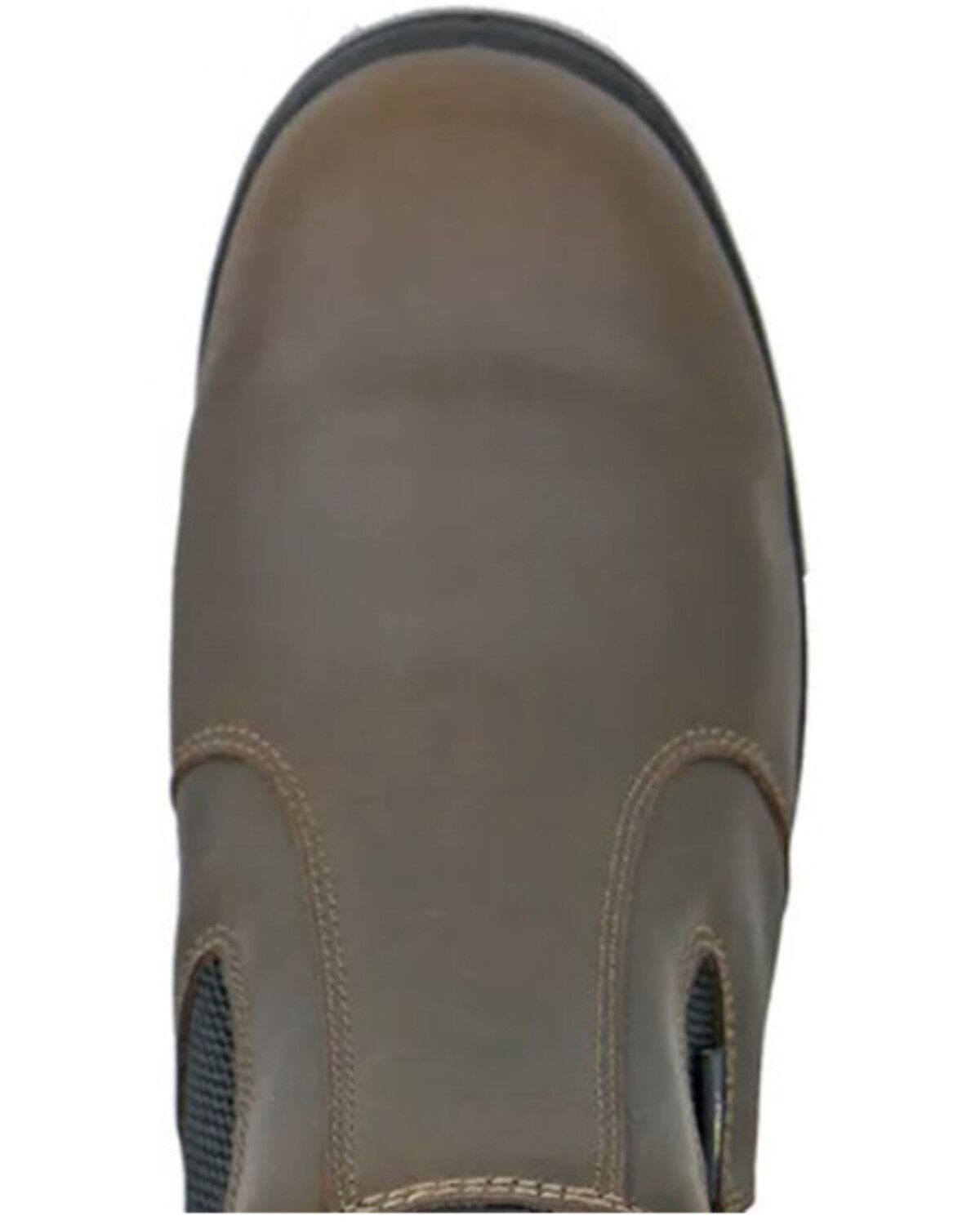 Hoss Boot Company HOSS Chelsea Brown Composite Met Guard Waterproof Work Boot, Alternate, color, Brown