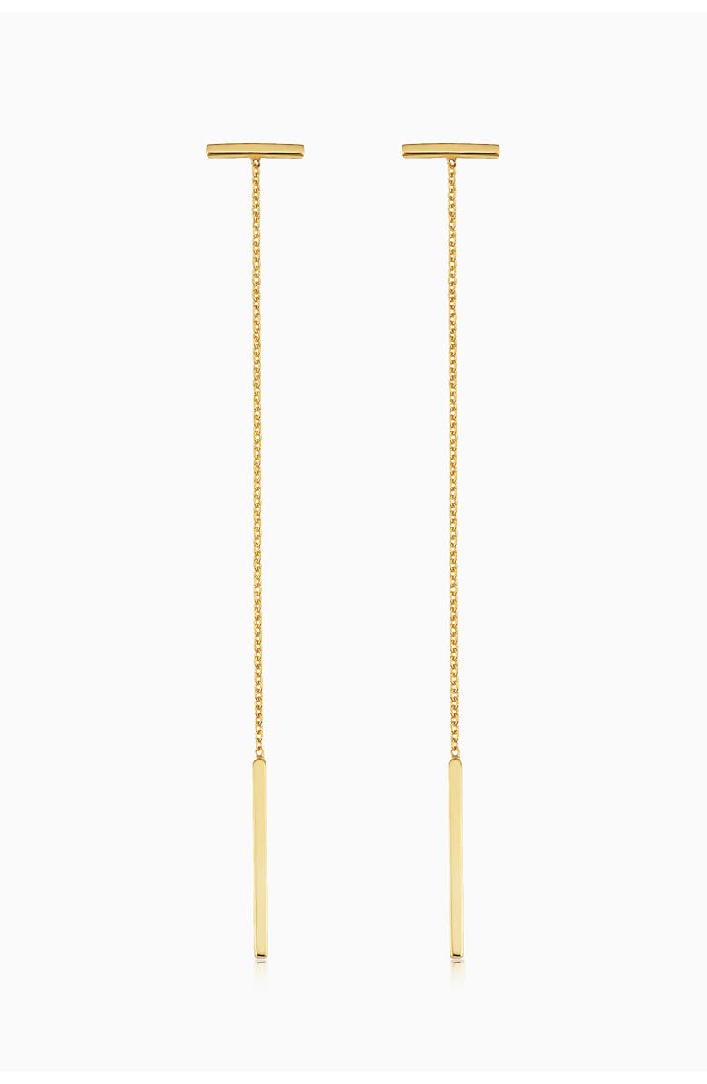 Oradina 14K Yellow Gold Tea Time Drop Earrings, Main, color, Yellow Gold