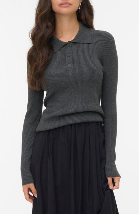 Polo Rib Sweater