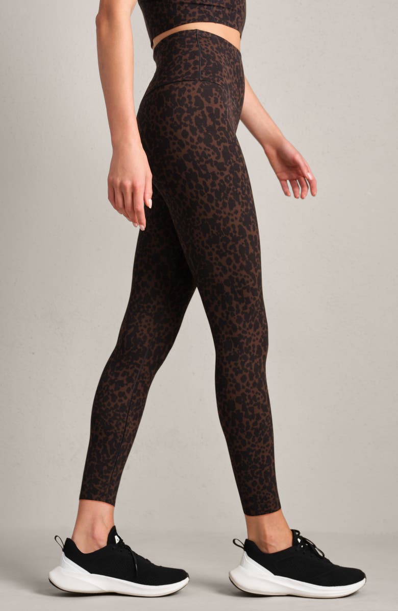 Rhone Revive Pocket 7/8 Leggings, Alternate, color, Java Leopard