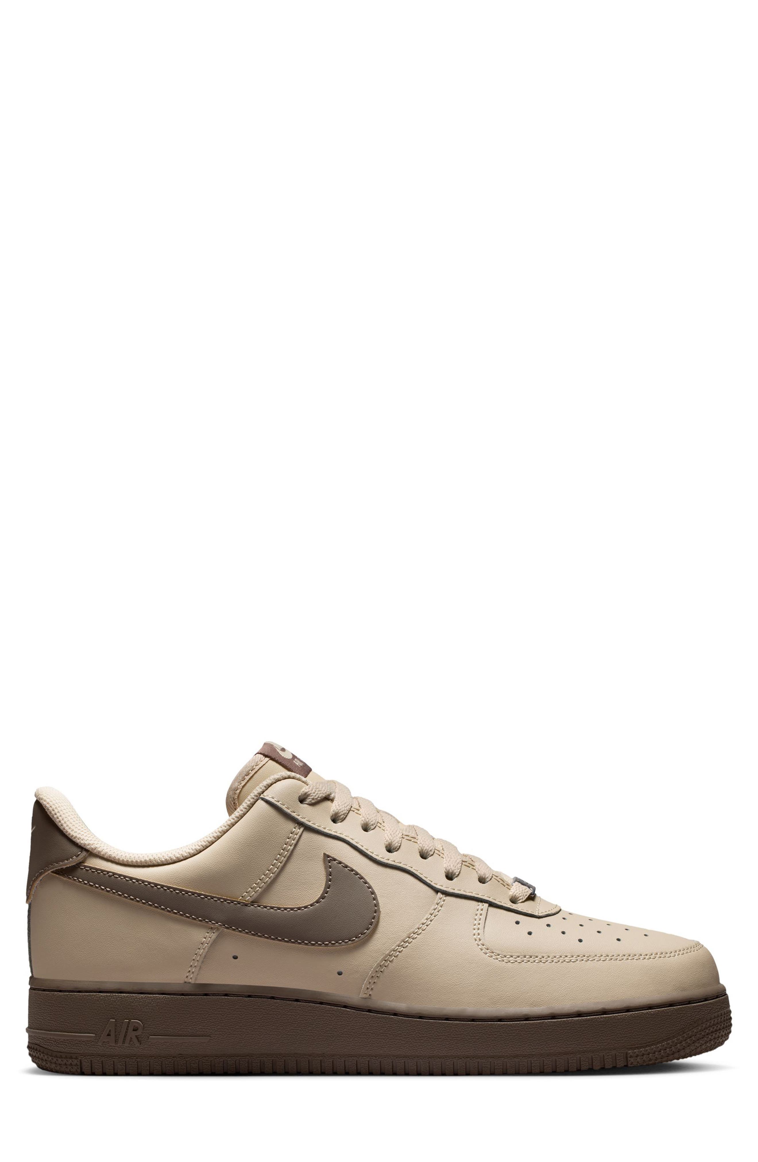Air Force 1 '07 Basketball Sneaker, Alternate, color, RATTAN/ OLIVE GREY