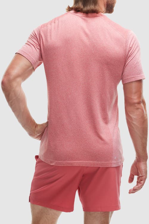 Peloton Seamless Short Sleeve In Brick Red