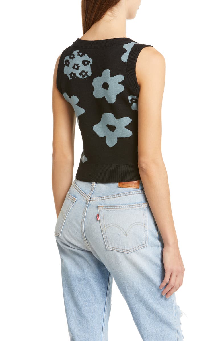 CONEY ISLAND PICNIC In Bloom Floral Sweater Vest, Alternate, color,