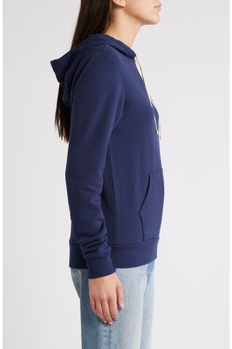 Cotton Blend Hoodie, Alternate, color, TRUE NAVY