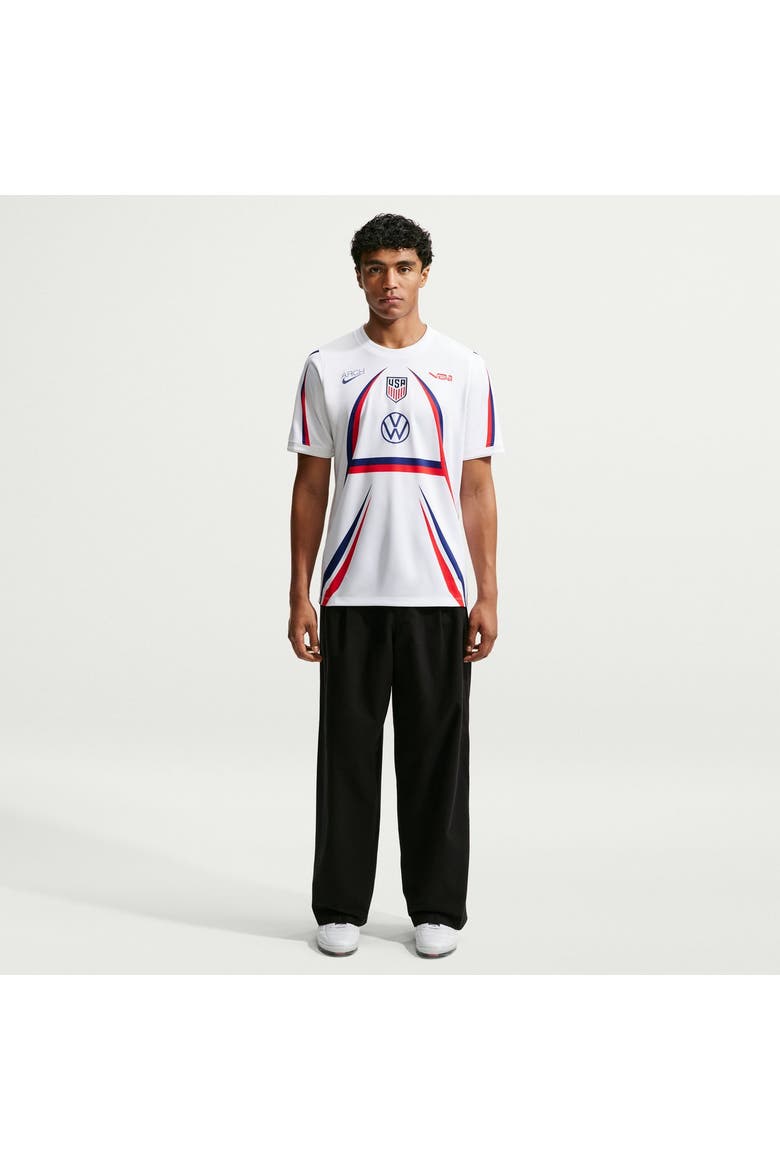 Men's Nike White USMNT x VAA 2026 Dri-FIT Pre-Match Top, Alternate, color, White
