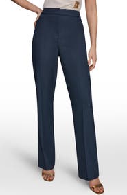 Donna Karan New York High Waist Straight Leg Pants