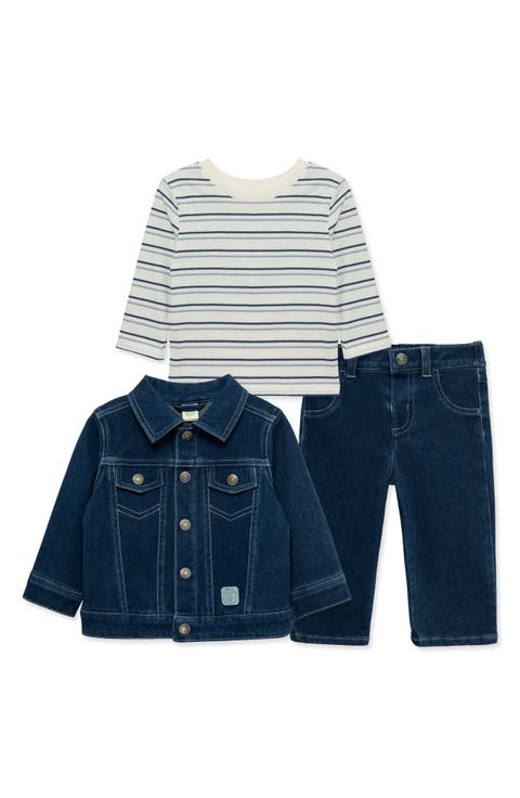 Kids' 3-Piece Safari Jacket, T-Shirt & Pants Set