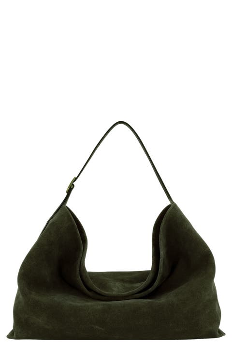 Vivian Medium Suede Leather Hobo