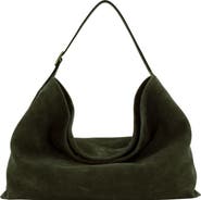 Vince Vivian Medium Suede Leather Hobo
