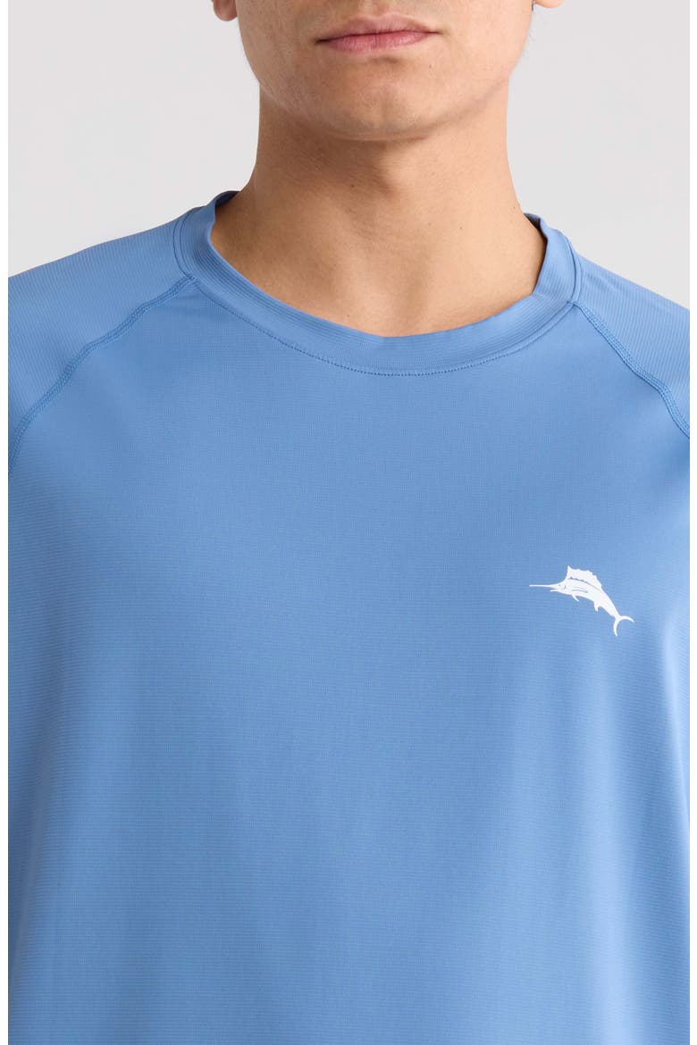 Chill Time Bay IslandZone® Short Sleeve Rashguard, Alternate, color, INFINITY SKY