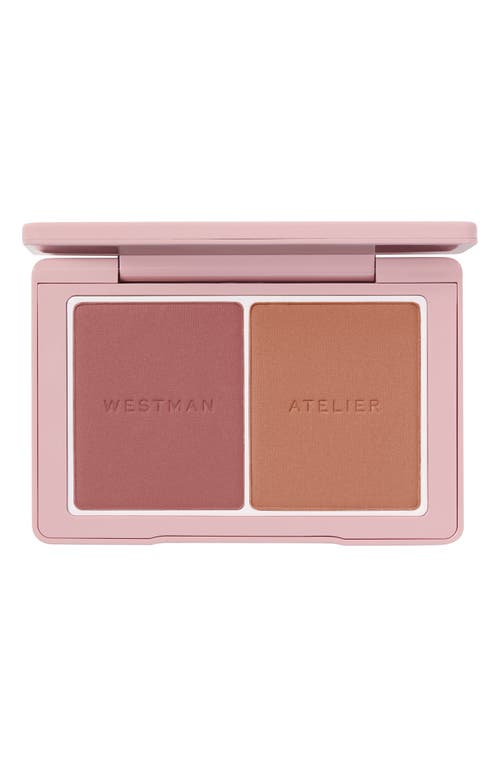 Westman Atelier Baby Cheeks Powder Blush Duo Sable & Suede 0.17 oz / 4.8 G In Suede/sable