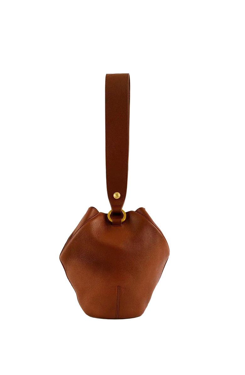 Esthera 2PM Leather Handbag, Alternate, color, Brown