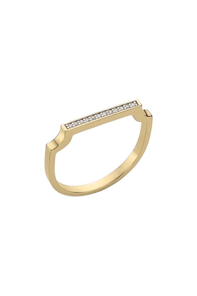 Signature Thin Diamond Ring, Main, color, GOLD/ DIAMONDS