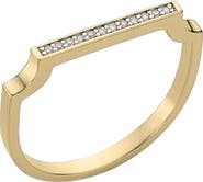 Monica Vinader Signature Thin Diamond Ring