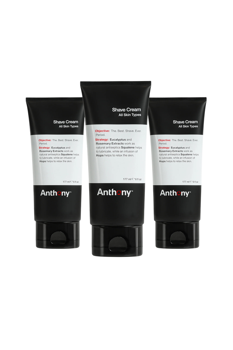 Shave Cream 6 oz Multi-Pack Of 3, Main, color, White