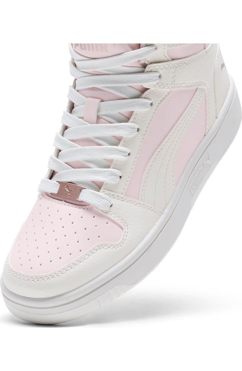 PUMA Rebound Layup High Top Sneaker, Alternate, color, Jasmine Flower/ Warm