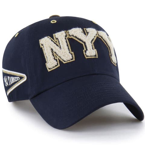 Men's '47 x Stoney Clover Lane Navy New York Yankees Acro Charm Clean Up Adjustable Hat