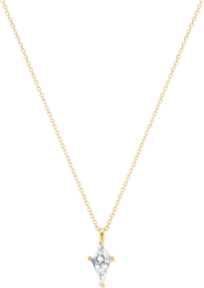 Bearfruit Jewelry 18k Gold Plated Sterling Silver Lainie Solitaire Pendant Necklace Gift Idea