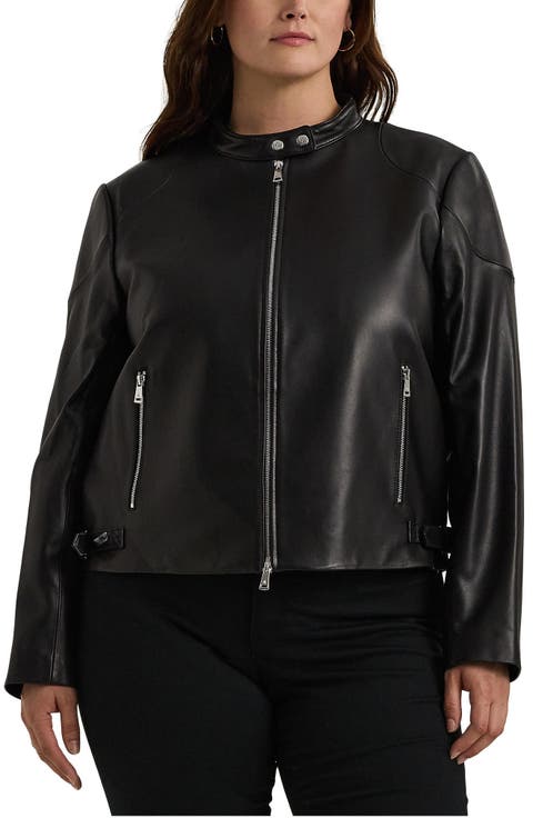 Lambskin Leather Jacket (Plus)