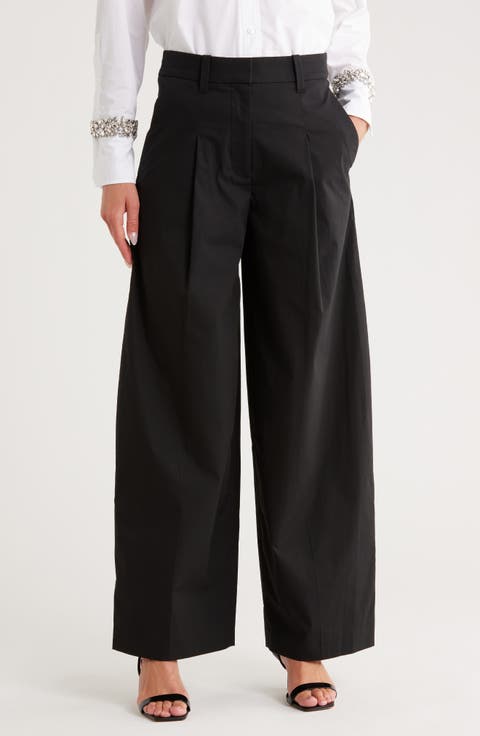 Ryder High Waist Stretch Cotton Bootcut Pants