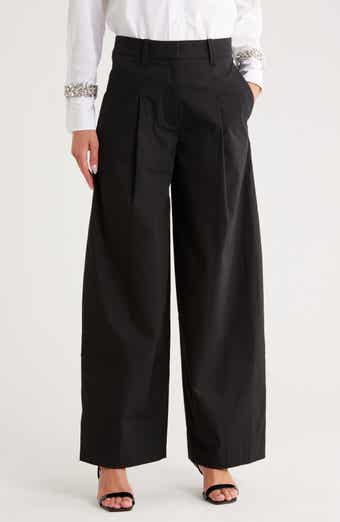 A.L.C. Ryder High Waist Stretch Cotton Bootcut Pants