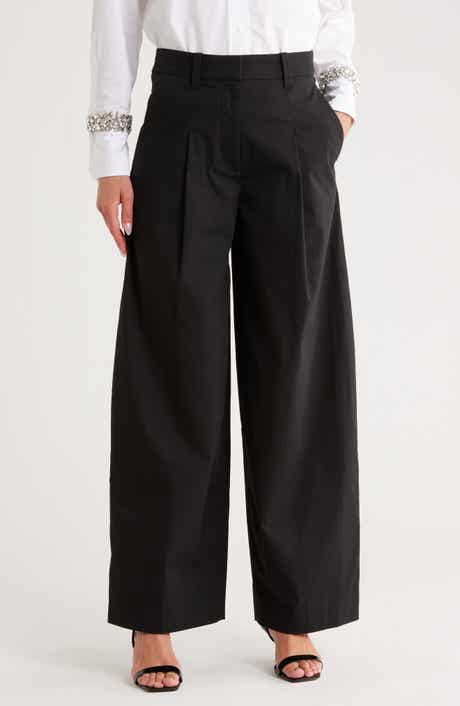 A.L.C. Ryder High Waist Stretch Cotton Bootcut Pants