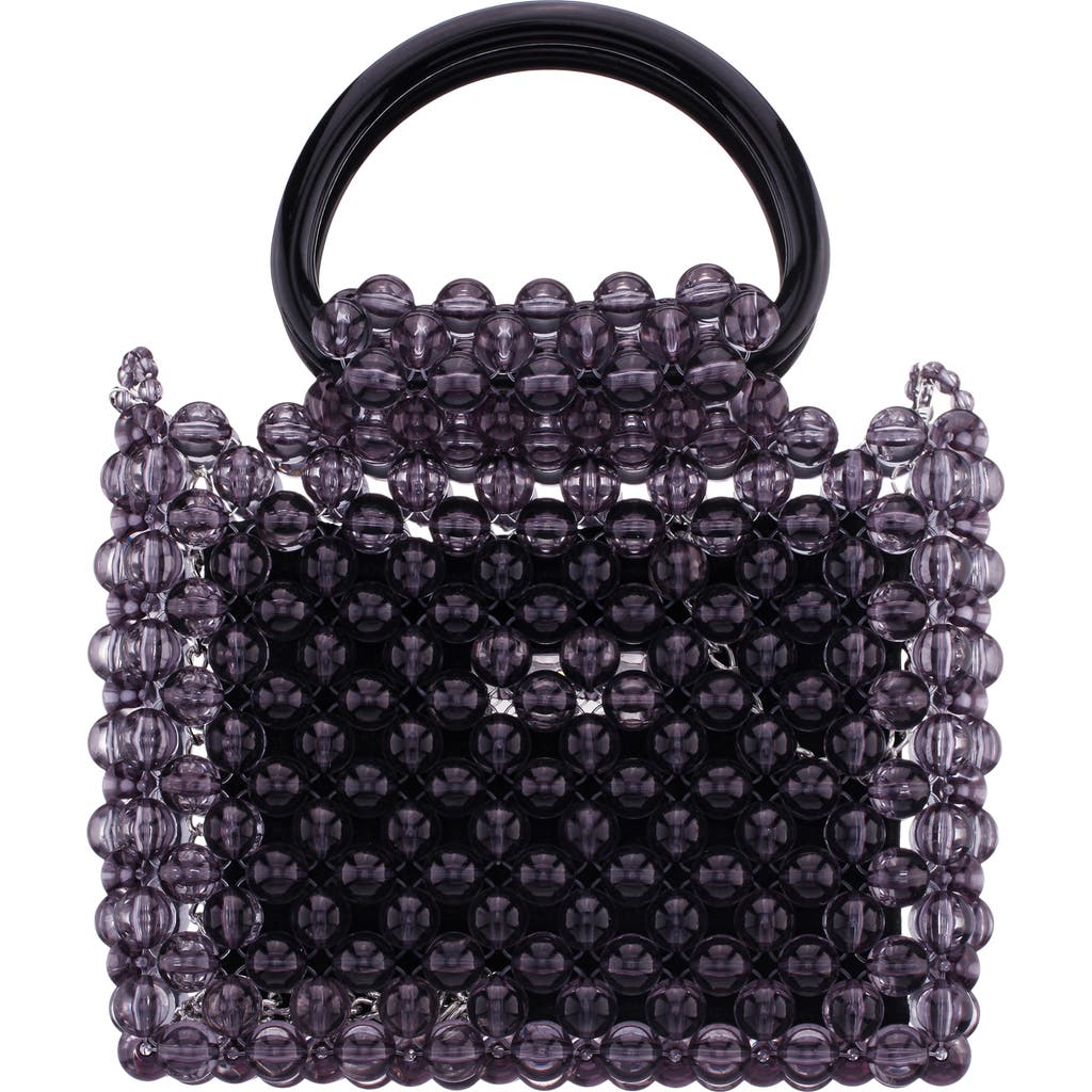 Nina Nylie Top Handle Bag In Purple