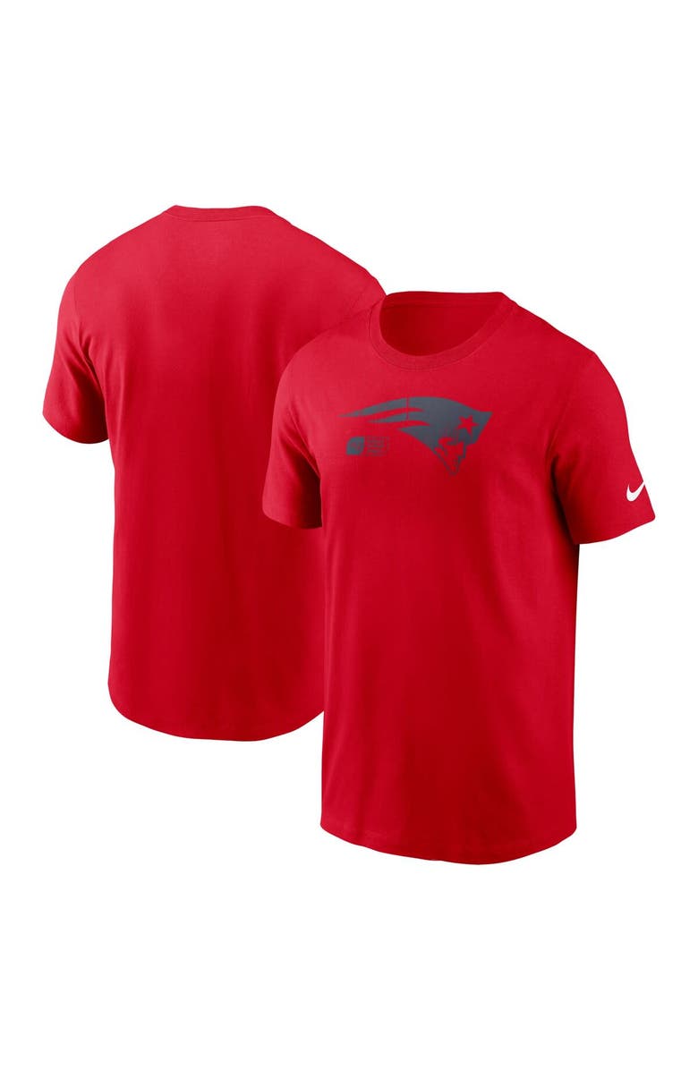 Nike Men's Nike Red New England Patriots Faded Essential T-Shirt, Alternate, color, Red