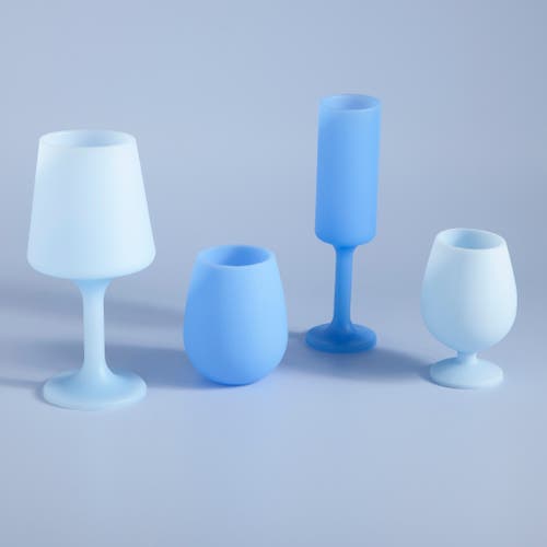 Porter Green Swepp | Unbreakable Wine Glasses In Gray
