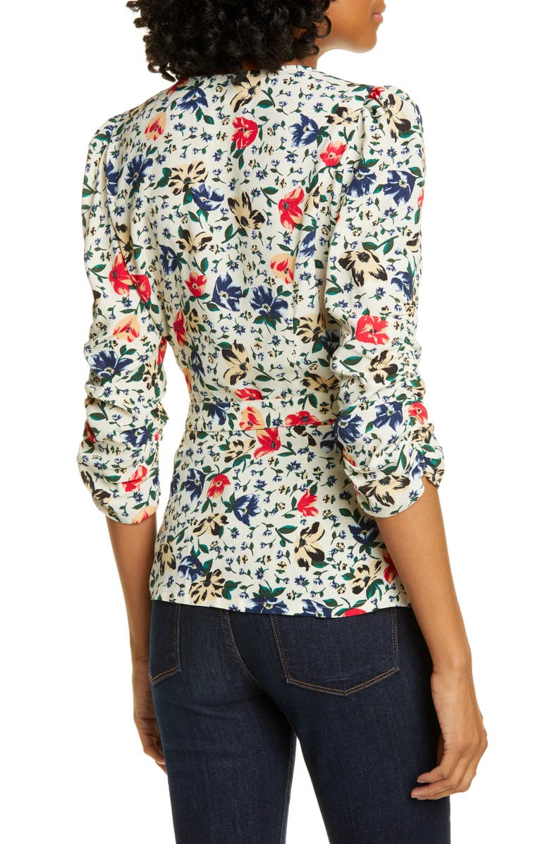 ba&sh Paco Floral Wrap Top, Alternate, color,
