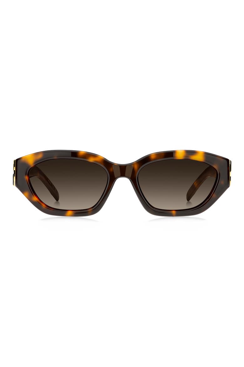 54mm Cat Eye Sunglasses, Main, color, HAVANA/ BROWN