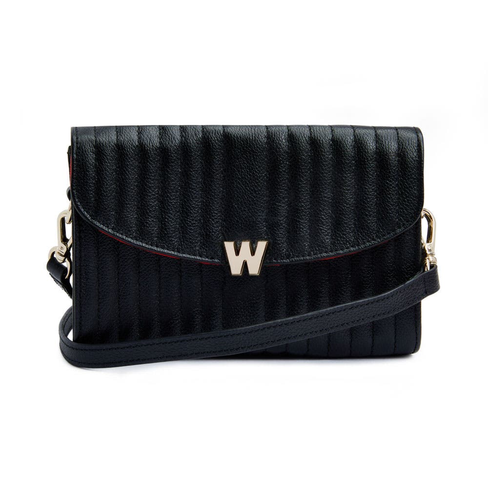 WOLF Mimi Crossbody Bag with Wristlet, Main, color, Black