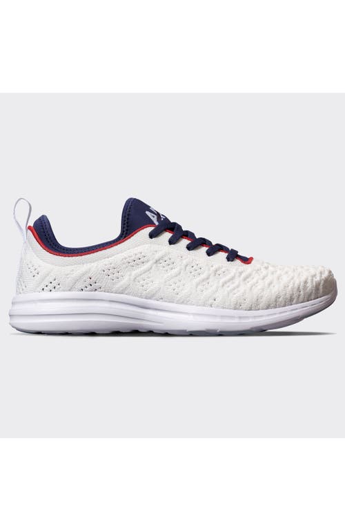 APL Women'S Techloom Phantom Sneakers in White /Royal Navy /Red 