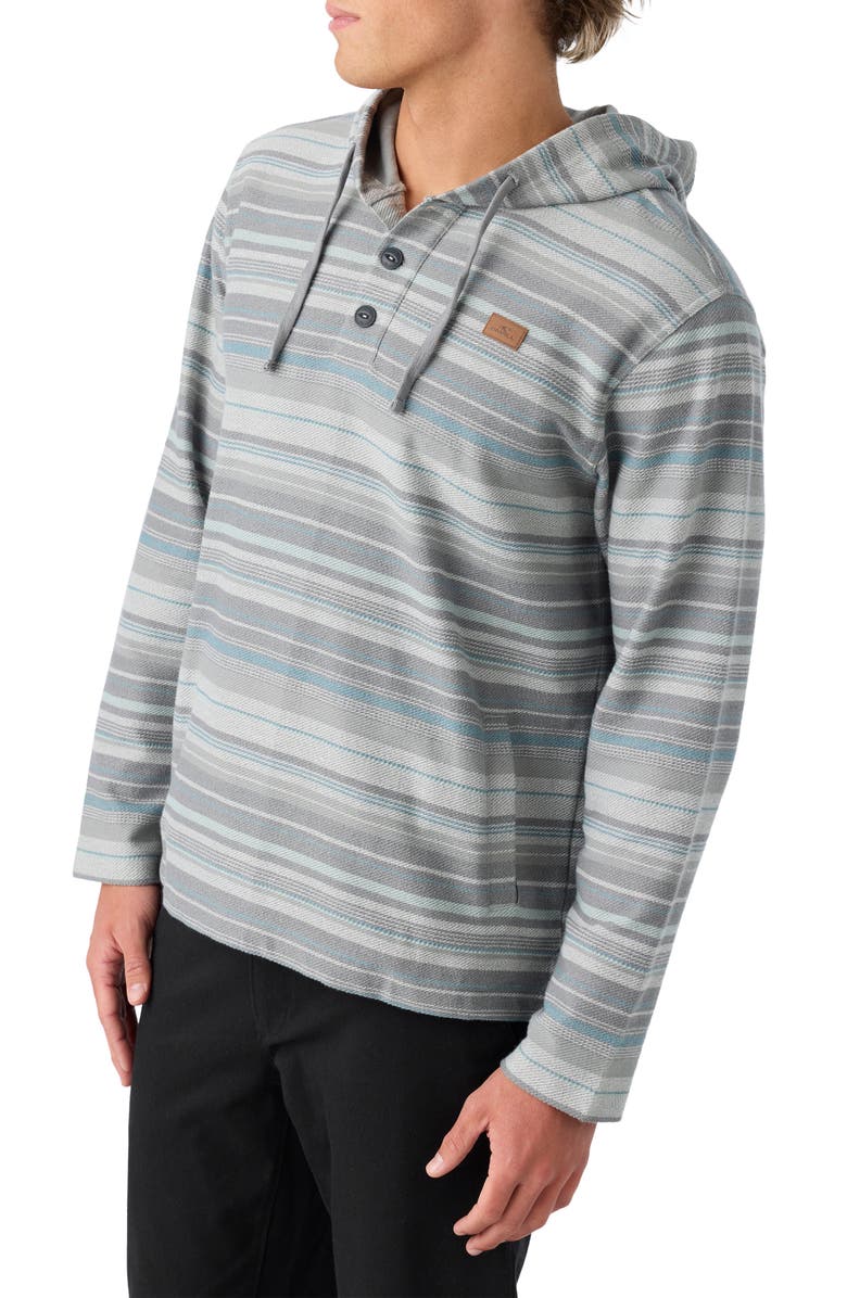 O'Neill Bavaro Stripe Pullover Hoodie, Alternate, color, 