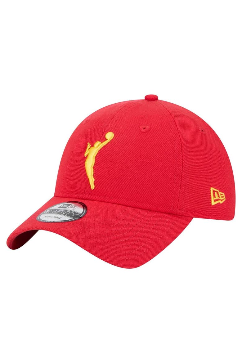 Men's New Era Red Indiana Fever 9TWENTY Adjustable Hat, Alternate, color, Red