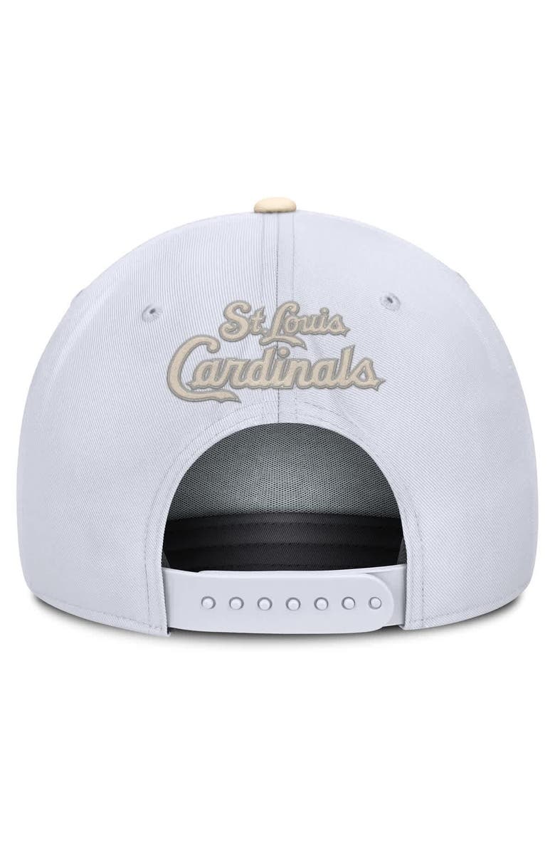 Nike Men's Nike White/Cream St. Louis Cardinals Pro Performance Snapback Hat, Alternate, color, White