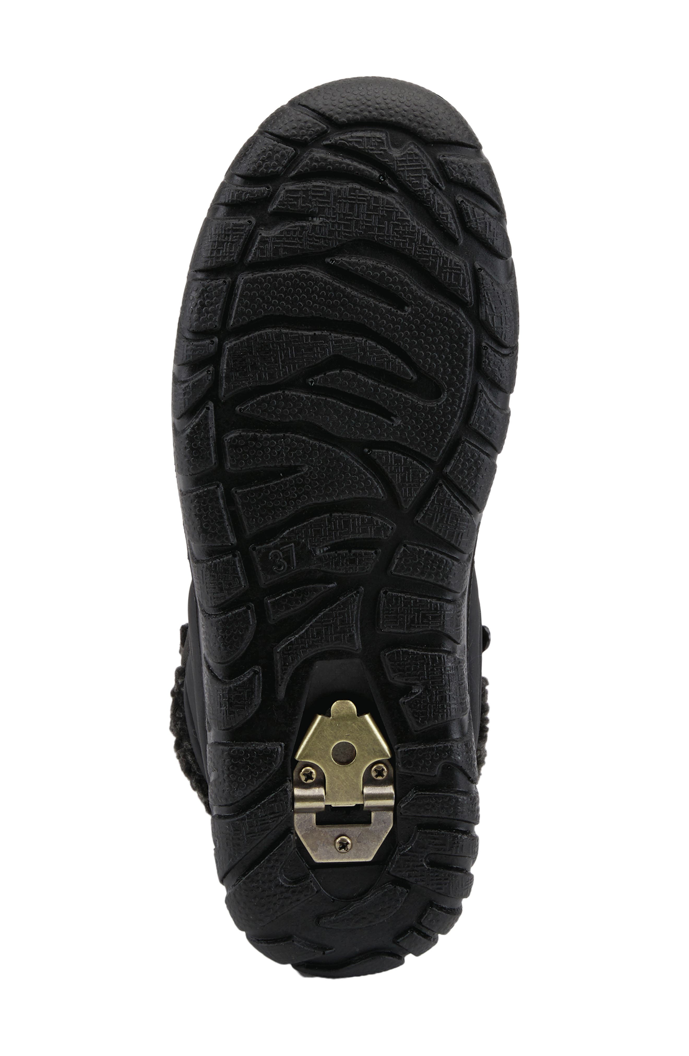 Flexus by Spring Step Melba Waterproof Winter Boot, Alternate, color, Black Faux Fur