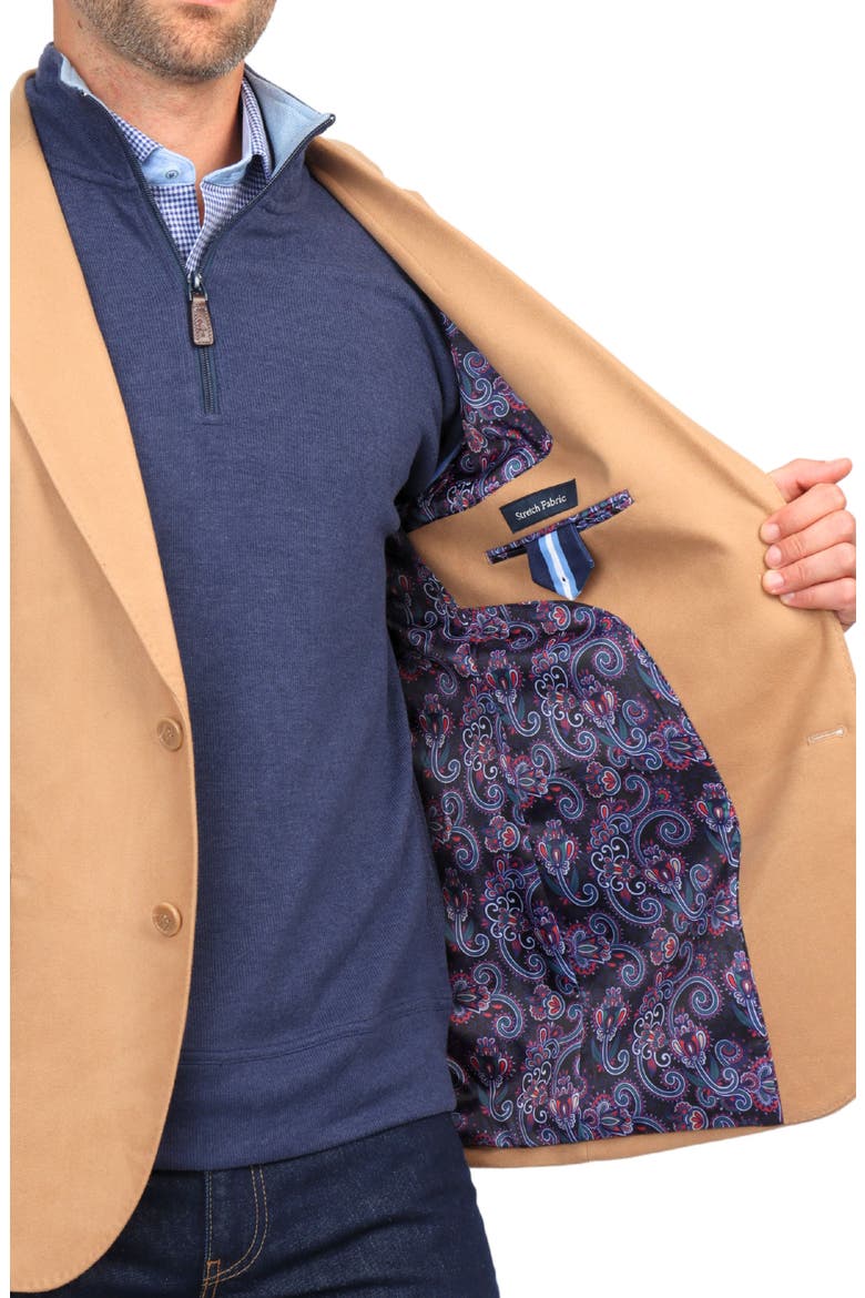 Luxe Touch Sport Coat, Alternate, color, CAMEL