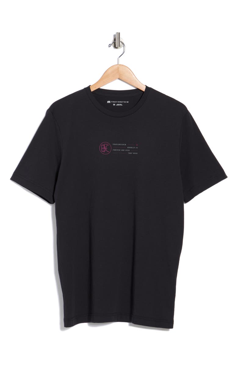 TravisMathew Slide Show Graphic T-Shirt, Alternate, color, Black