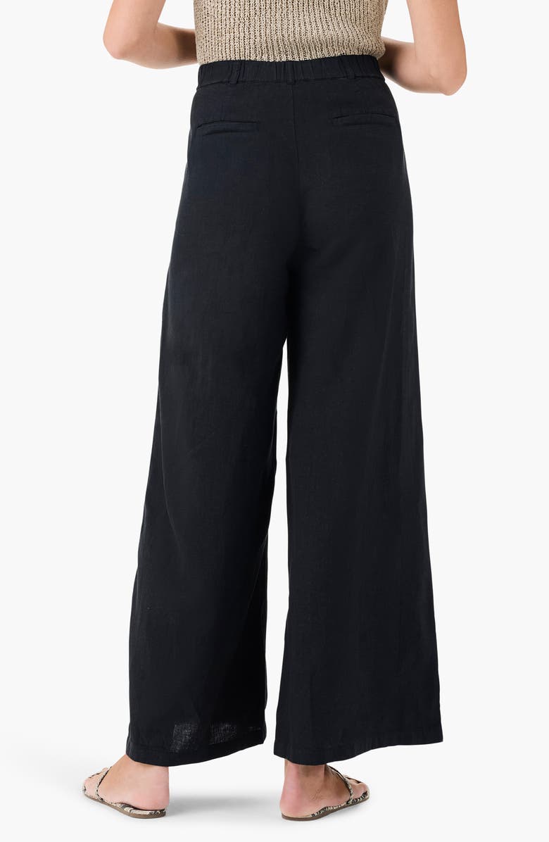 NIC+ZOE Rumba Organic Linen Blend Wide Leg Trousers, Alternate, color, 