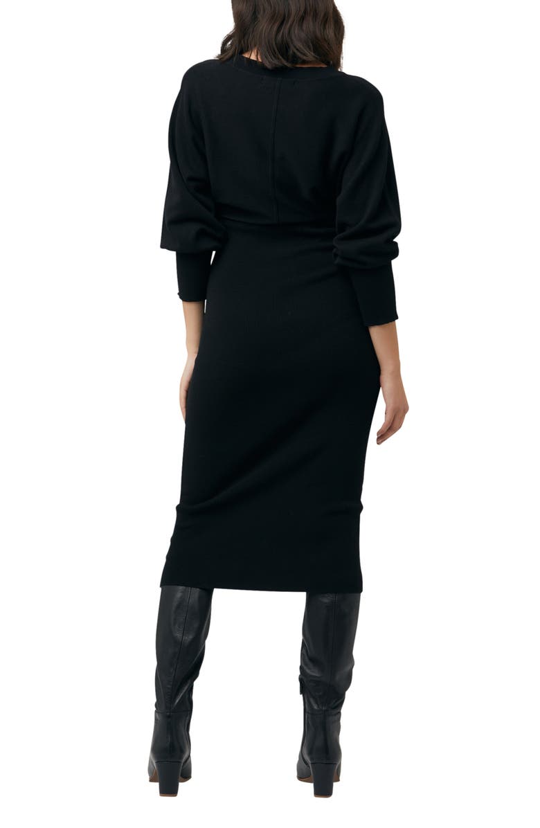 Ripe Maternity Sloane Dress, Alternate, color, Black