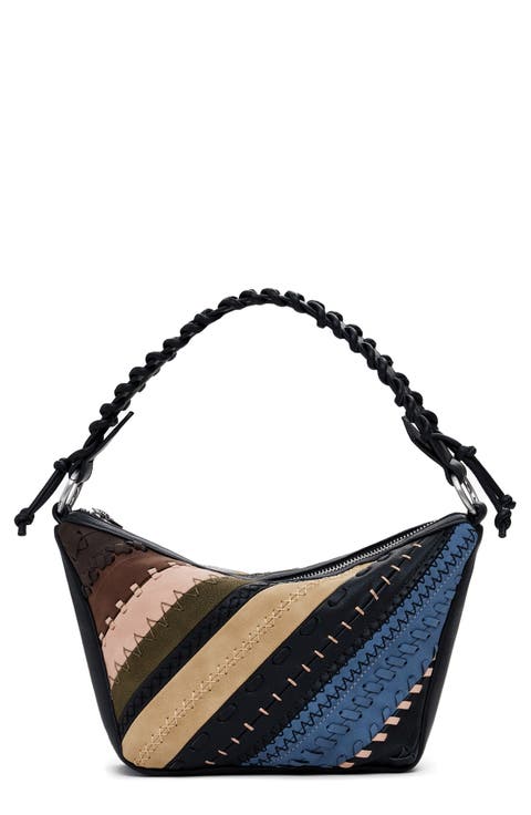 Faux Leather Shoulder Bag