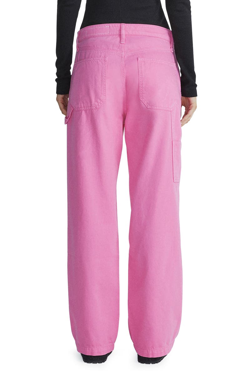 rag & bone Sid Straight Leg Carpenter Jeans, Alternate, color, Brtpink
