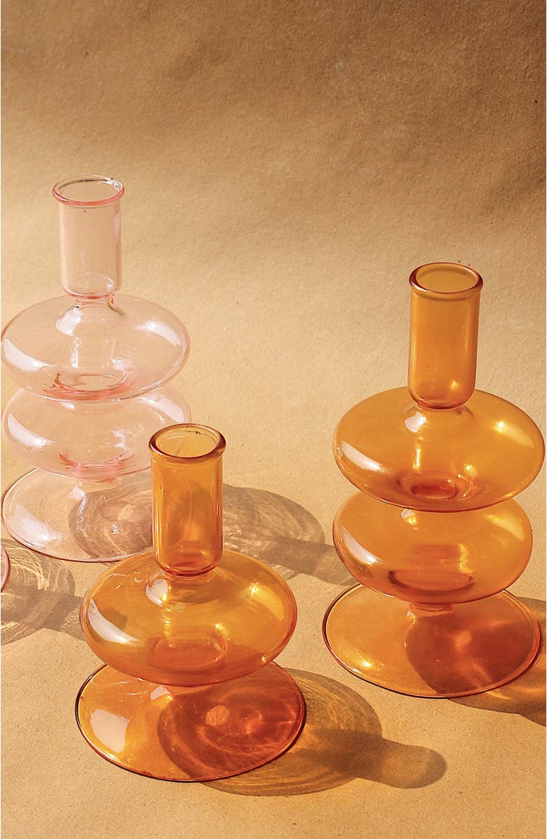 Osmos Studio Gigi Candle Holder, Alternate, color, Orange