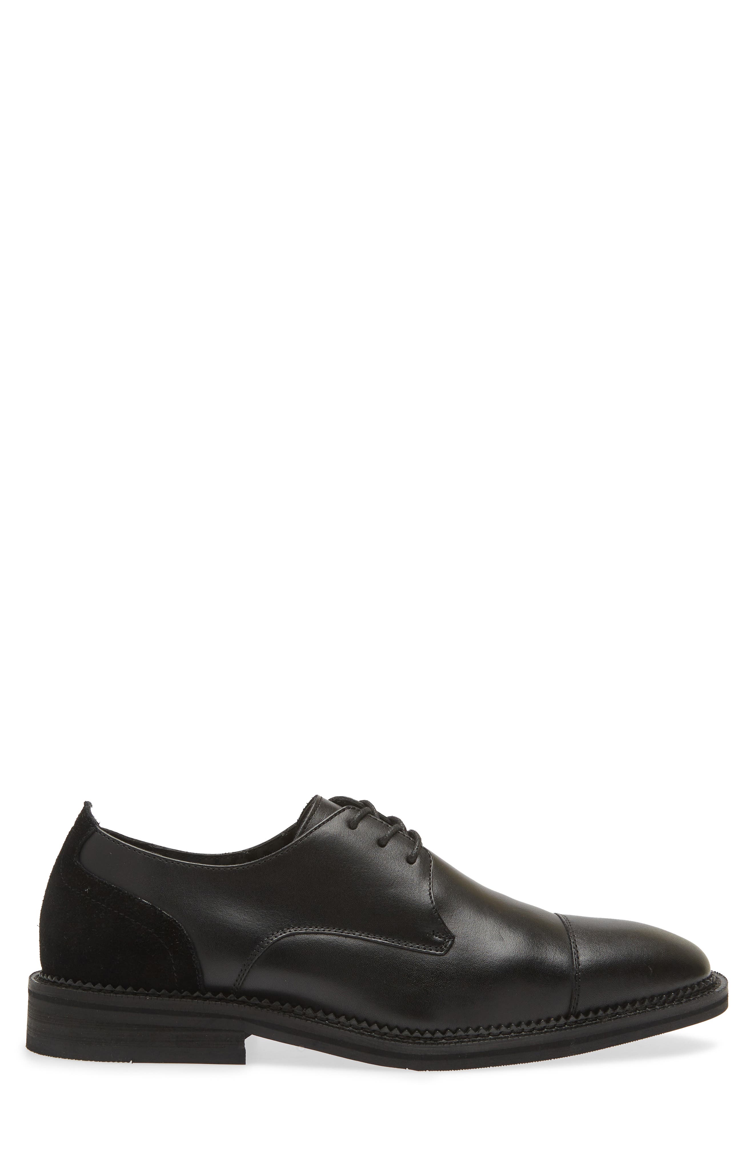 KARL LAGERFELD PARIS Cap Toe Leather Derby, Alternate, color, 