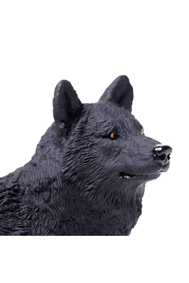 Black Wolf Toy, Alternate, color, No Color