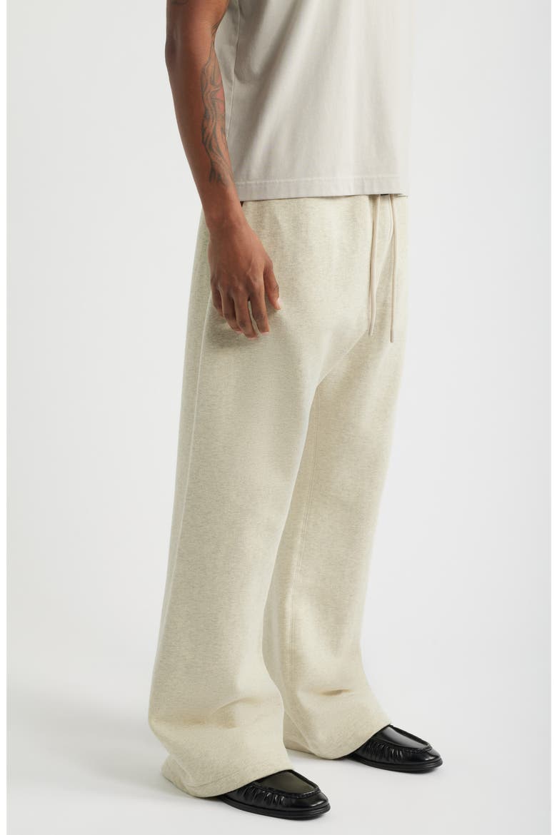 Signature Flare Sweatpants, Alternate, color, WASHED VANILLA HEATHER