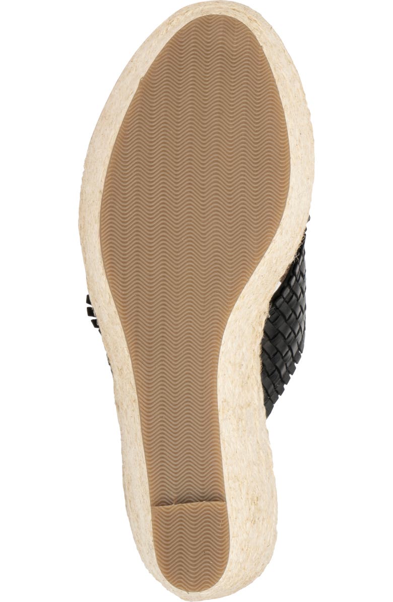 VINTAGE FOUNDRY Lorie Leather Espadrille Platform Wedge Sandal, Alternate, color,