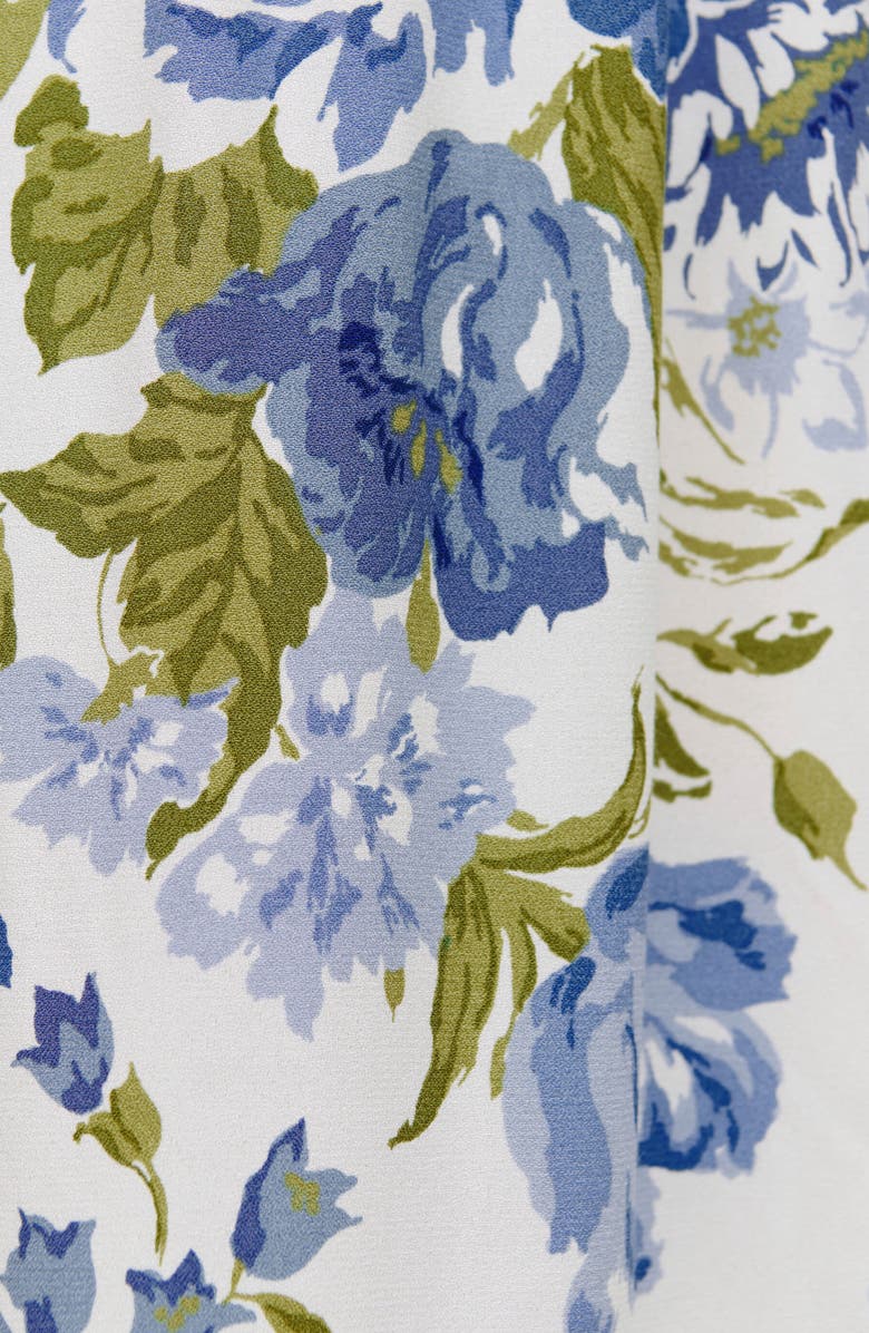 Reformation Frasier Gathered Short Sleeve Midi Dress, Alternate, color, 