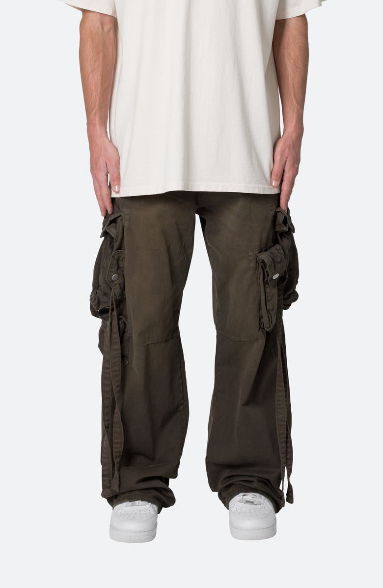 mnml Strapped Cotton Cargo Pants, Main, color, 